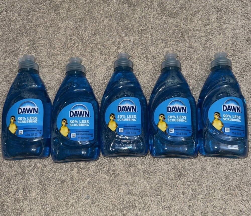 5 PACKS Dawn Ultra Dish Soap Dishwashing Liquid Original 7.5 fl oz